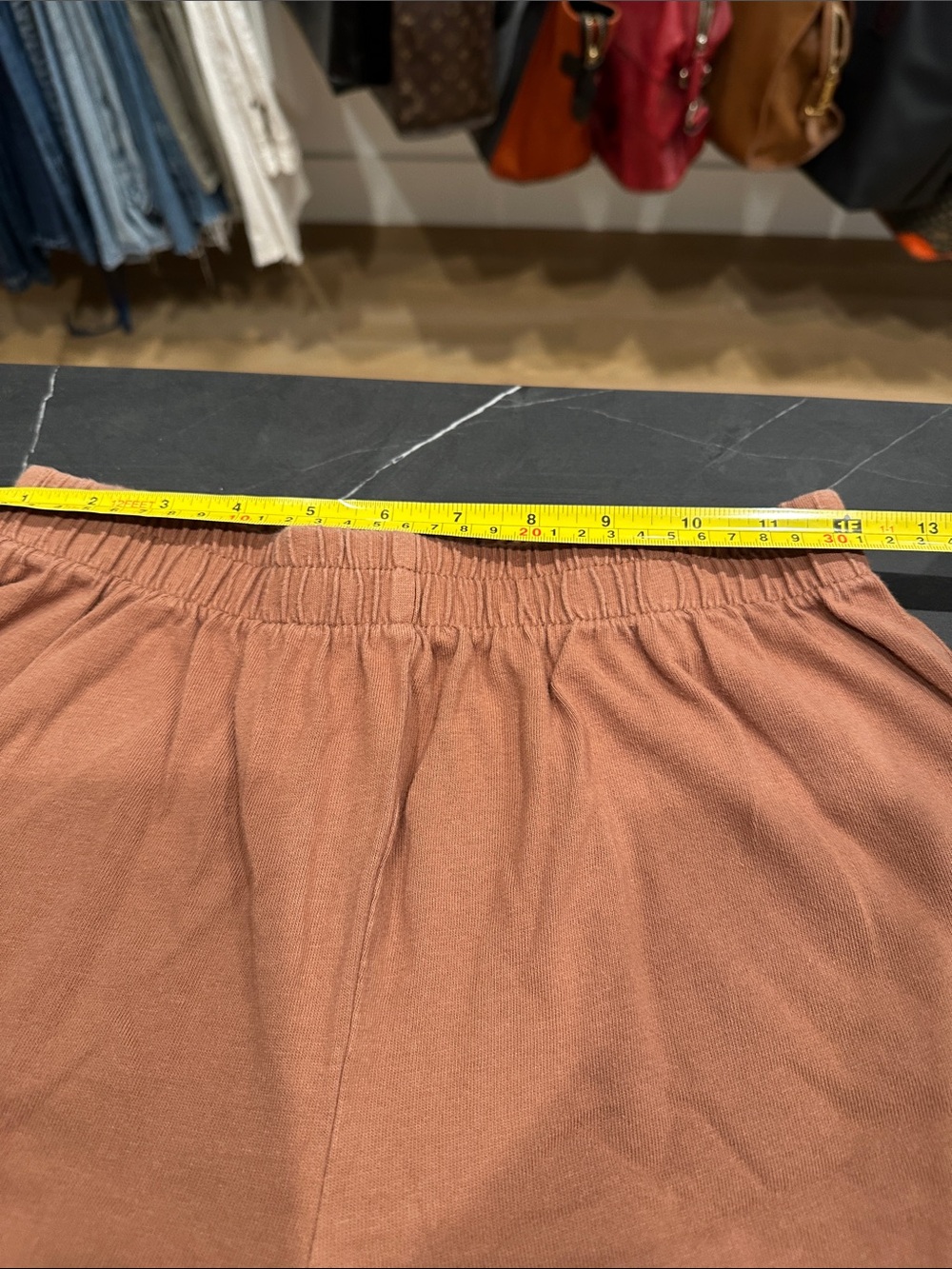 Z Supply Rust Brown Sleeveless V-Neck Top and Wide-Leg Pants Set - Picture 3 of 5